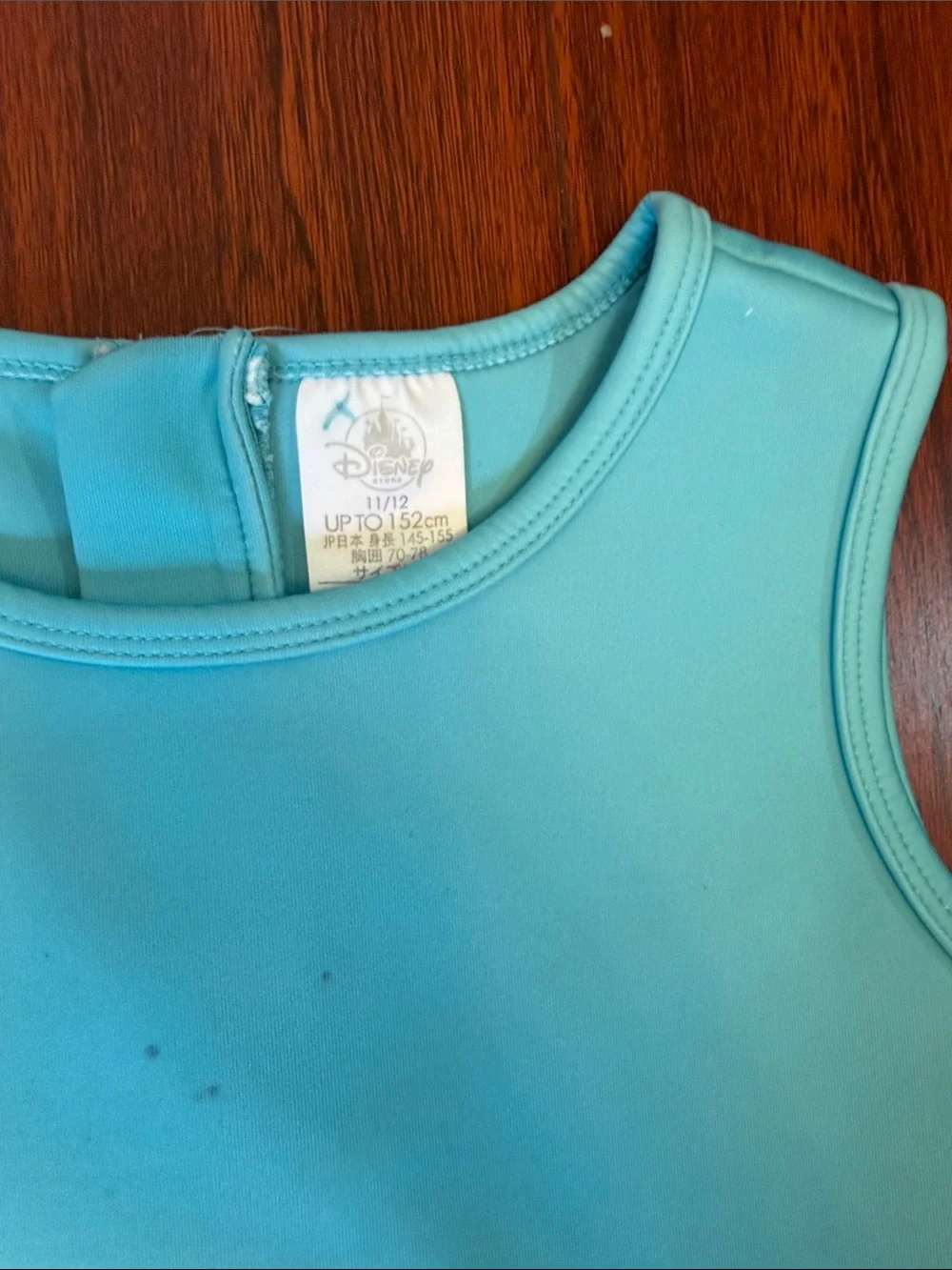 Disney Store Girls' Aqua Little Mermaid Tulle Costume Dress - Picture 5 of 13